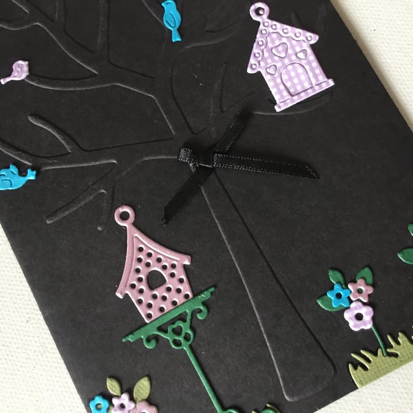 Handmade card. New home. Birthday. Thinking of you. Ref 331