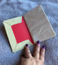 A6 Softcover Off White coloured Leatherbound Sketchbook - 24 unlined pages - Image 2