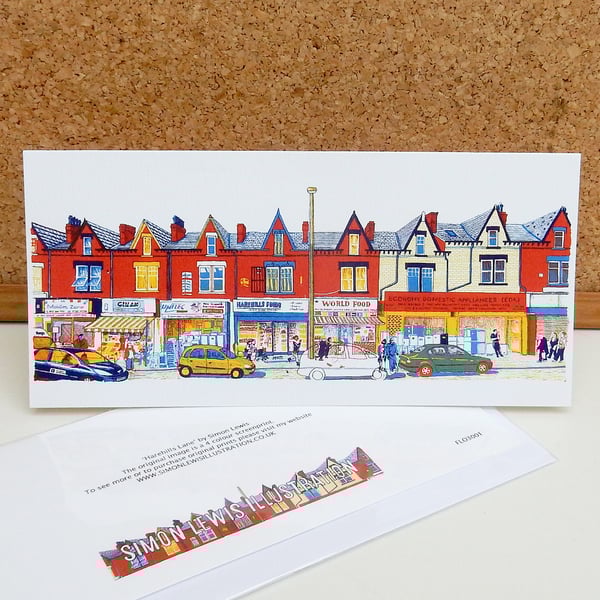 Harehills Lane - Leeds Greeting Card