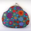 Kaffe Fassett Starflower  Fabric Credit CardCoin Purse