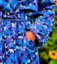 Handmade Liberty of London Lantana Dressing Gown Cosy Winter Robe Animal Kingdom - Image 2