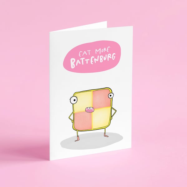 Eat more Battenberg card!