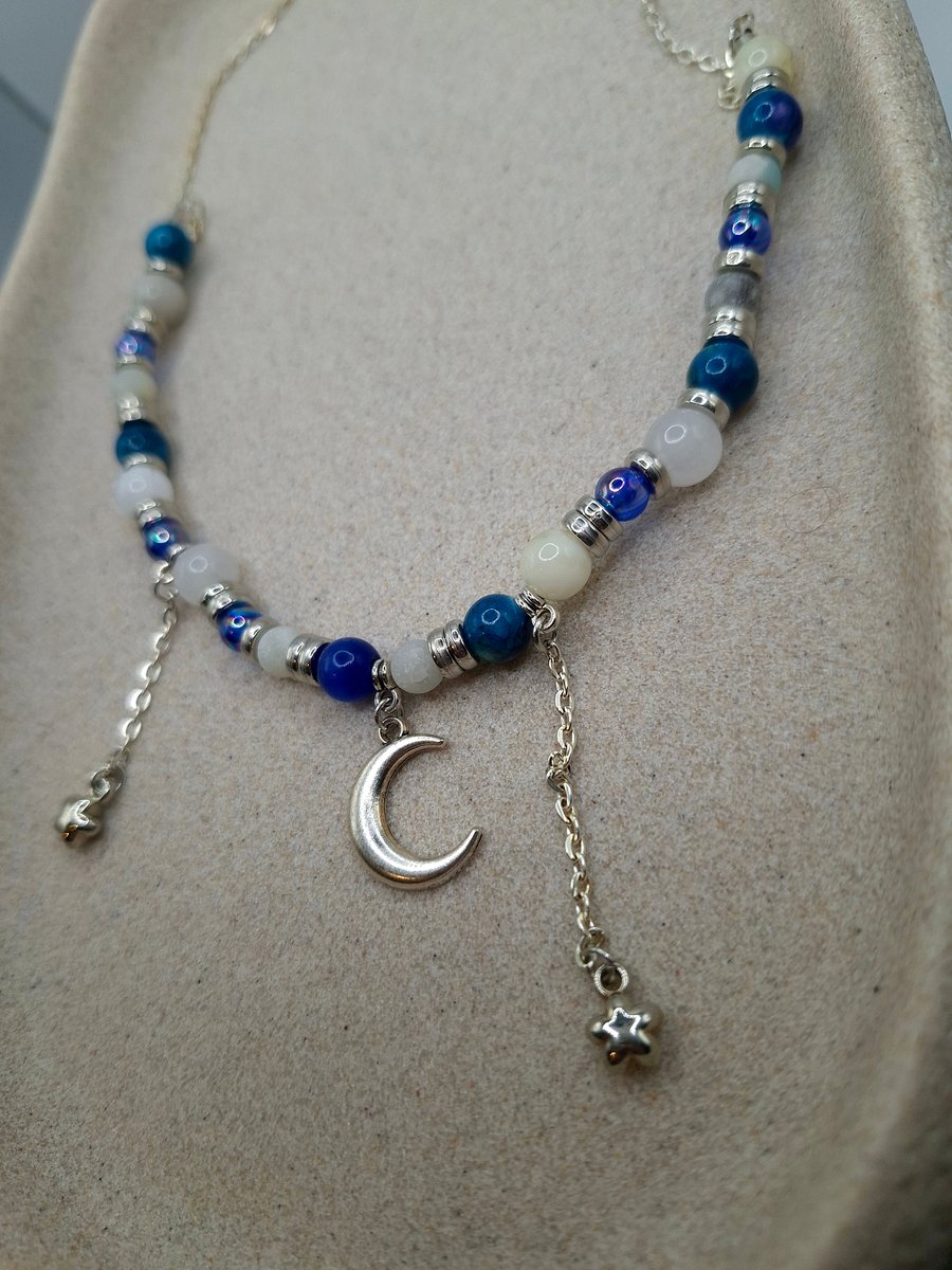 Moonlit Sky Bead Necklace