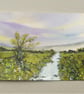 original art watercolour landscape. ( ref F 658 A4 ) - Image 1