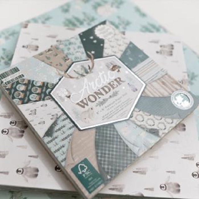 First Edition 'Arctic Wonder' 6" x 6" FSC Premium Paper Pad FULL PAD 48 SHEETS