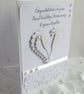 Luxury Pearl Wedding, 30 years, Anniverary card