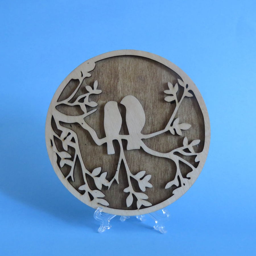 Limited Edition Laser Cut  birds in tree