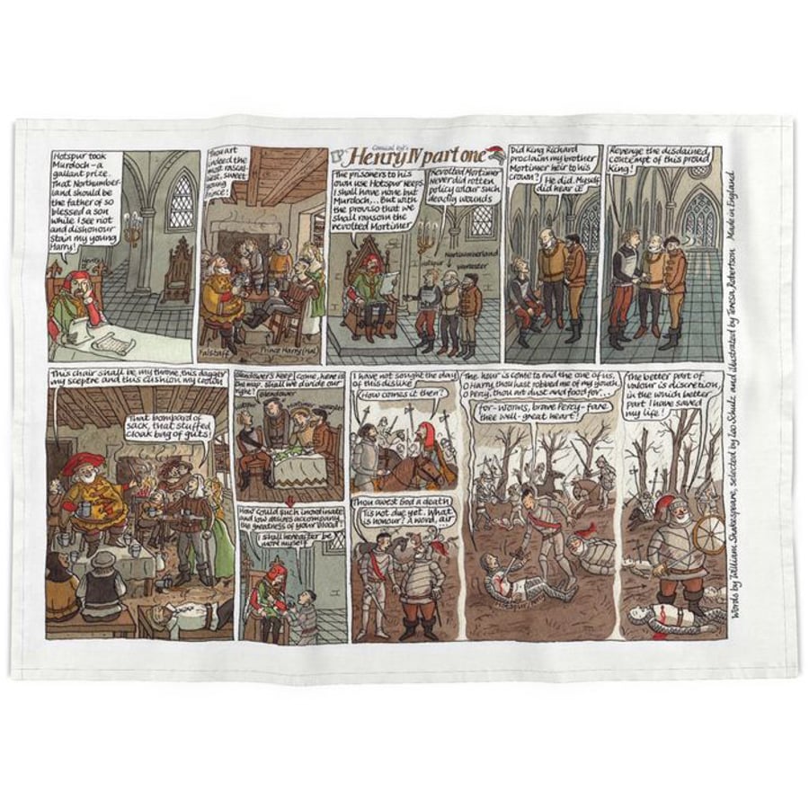 Henry IV Part One tea towel