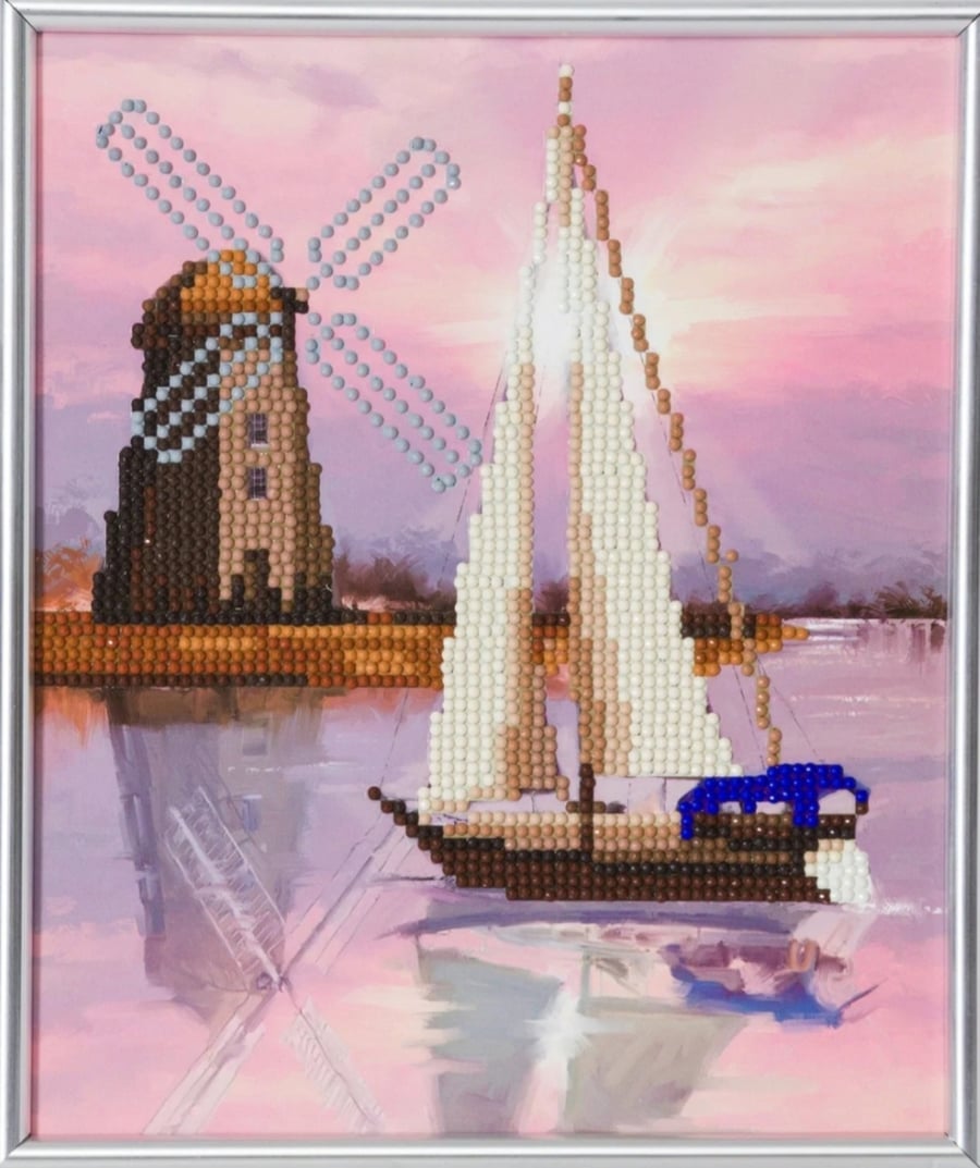 A4 windmill diamond painting kit