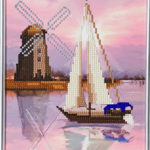 A4 windmill diamond painting kit