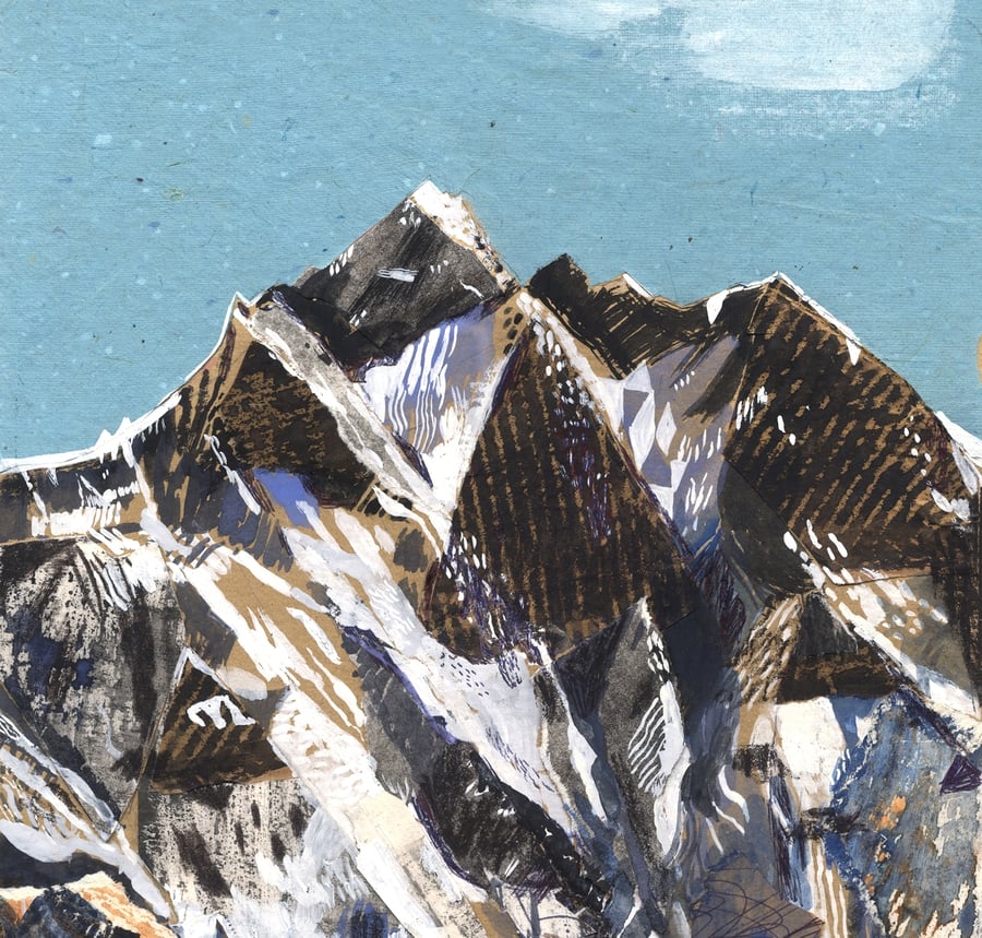 Illustration art print Lhotse A3 Print (11.69 in x 16.54 in)