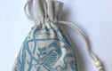Printed Small Fabric Gift bags 