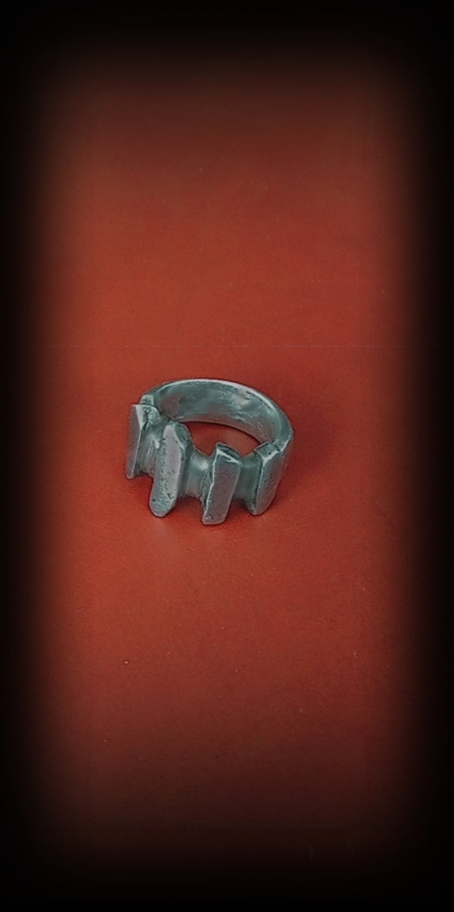 Rustic Standing Stone Ring 