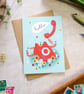 Hello Retro Telephone Flower fun card - Image 2