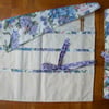 Roll Up Knitting Needle Holder In Flower Print Fabric