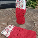 Scalloped Fingerless Gloves