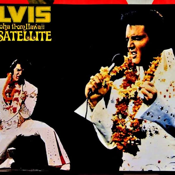 Elvis Presley On Tour Exhibition London Photograph Print