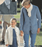 VINTAGE KNITTING PATTERN Ladies Denim Chunky Cardigans