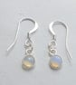 Enchanting Opal and Sterling Silver Earrings
