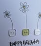 Daisies Birthday Card - Spring Green - Image 6