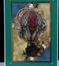 Hot Air Balloon Steam Punk greeting card - Image 2
