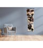 Art felt wall hanging with a large hagstone natural and tactile - Image 4