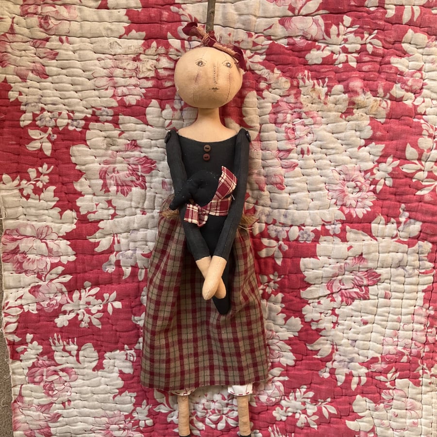 Primitive Pumpkin Doll