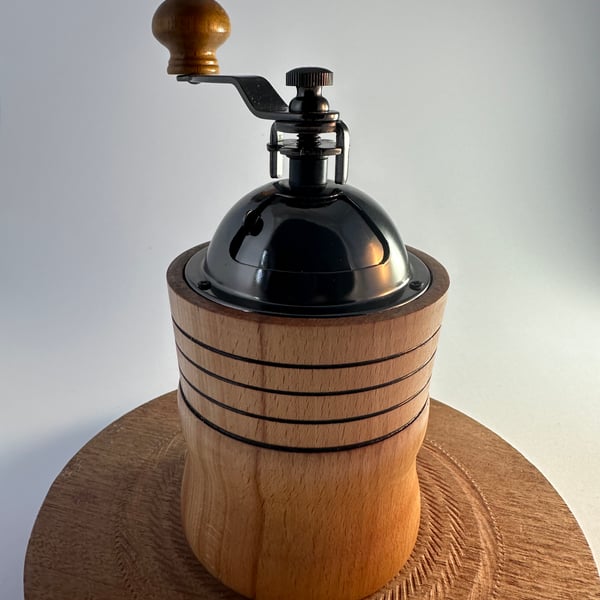 Coffee Grinder in Beech