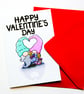 Gnomes Valentines Card, Cute Gonk Romantic Valentines For Her, Him - Image 6