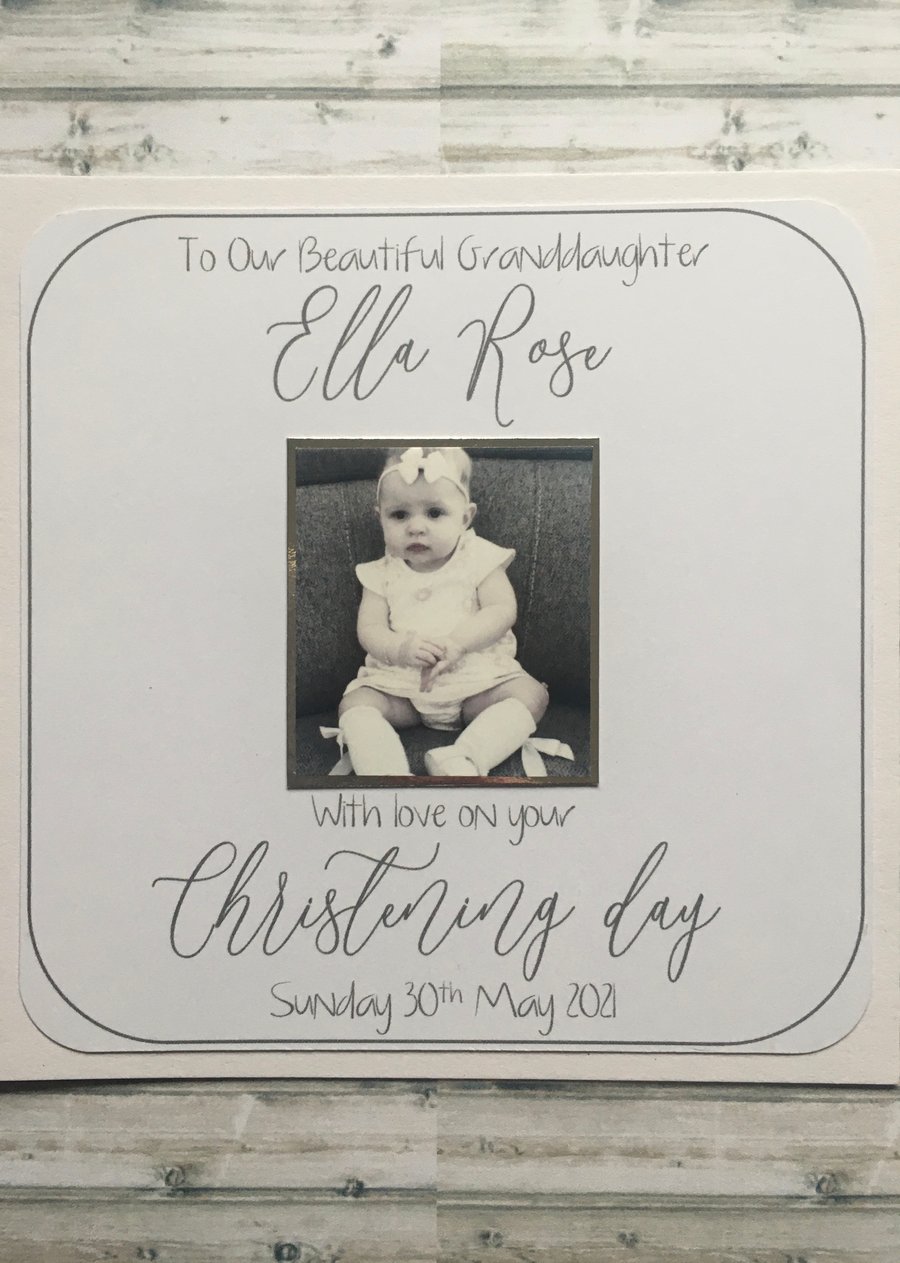 Happy Christening Card