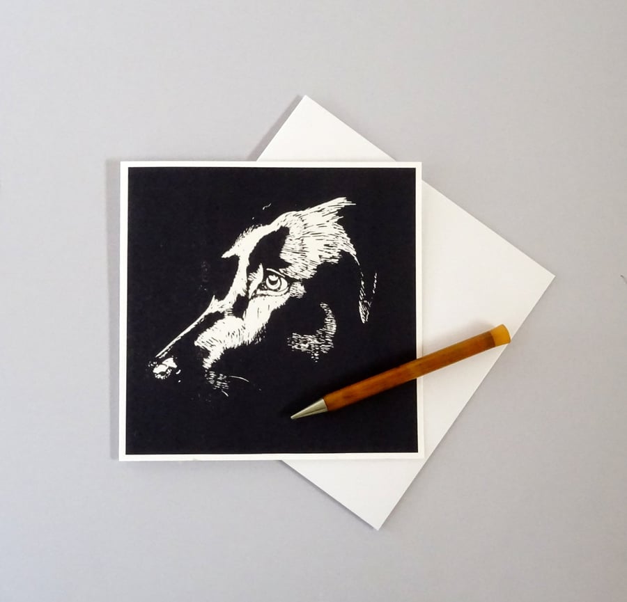 Black Dog Card, Labrador, retriever, pointer, dog dad, dog mum, pet dad, lab,