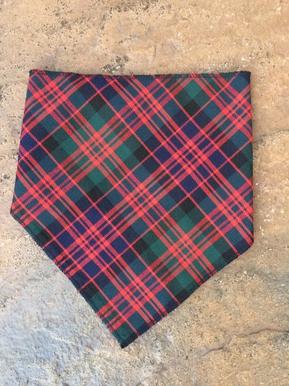 Bandana Bib MacDonald Tartan, babies, children's
