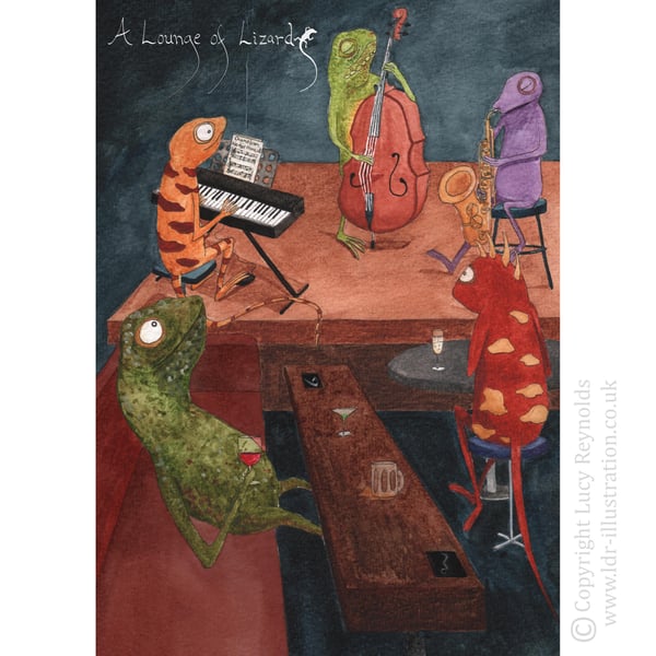 Lounge of Lizards Card