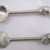 Solid pewter 'Shell' spoon