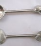 Solid pewter 'Shell' spoon