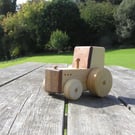 Wooden Toy Tractor.