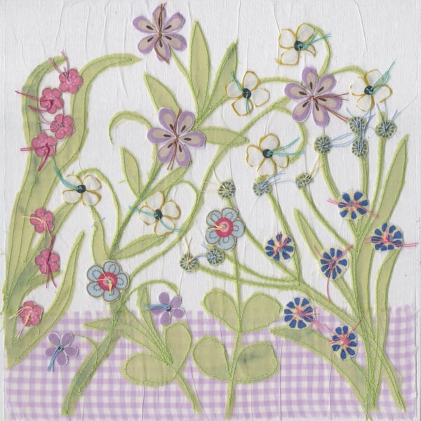 Thank you flower garden card