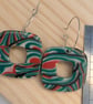 Reversible green earrings  - Image 7