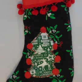 Clearance -  Mistletoe Christmas Stocking