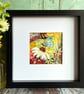 Mixed media picture of butterfly - gift for gardener or nature lover - Image 1