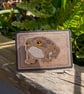 Rain Frog Pin - Hand Painted Wooden Pin Badge - Image 1
