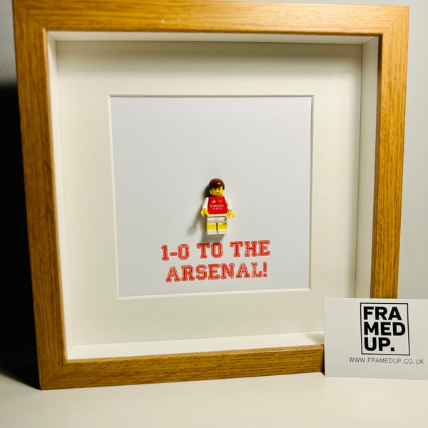 ARSENAL - Framed custom Lego minifigure - Gunners