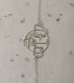 Unique Two-Piece Necklace - Handmade Asymmetrical Sterling Silver Wire Necklace - Image 8