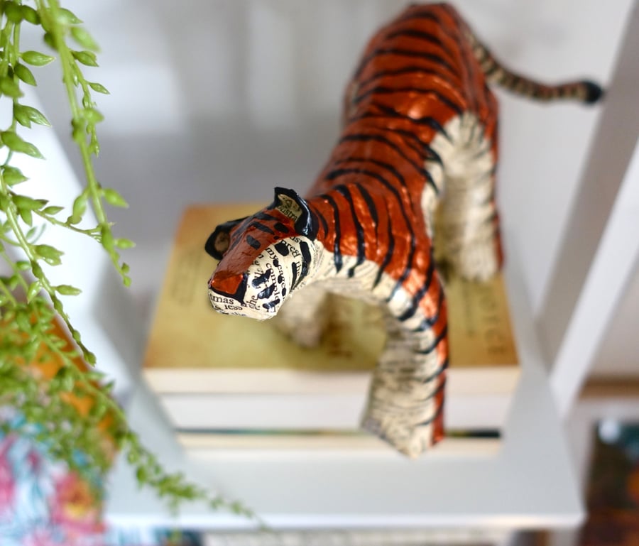 Copper Tiger Model - Made To Order nature inspired jungle home decor art