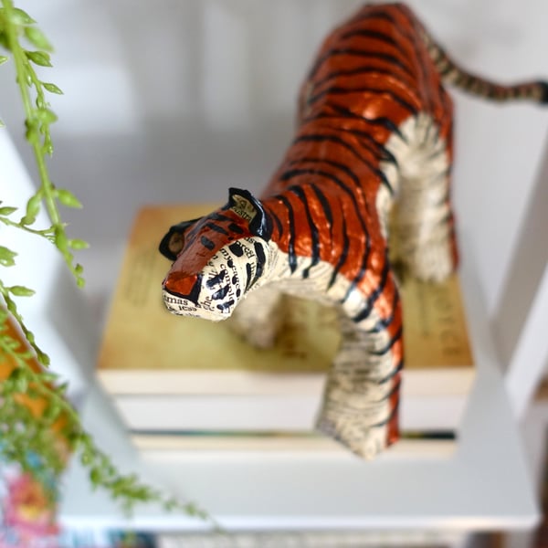 Copper Tiger Model - Made To Order nature inspired jungle home decor art