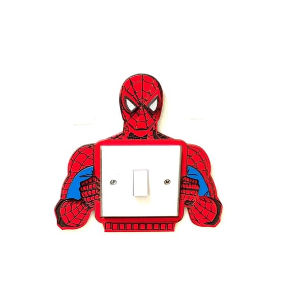 Superhero Character Light Switch Frame