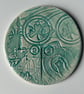 Textured Ceramic Plaque: Clover and Fruit