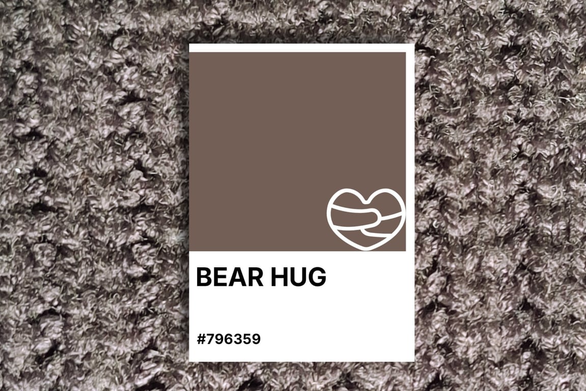 Father's Day BEAR HUG Greeting Card – Colour Swatch Series (A6 Blank Inside)