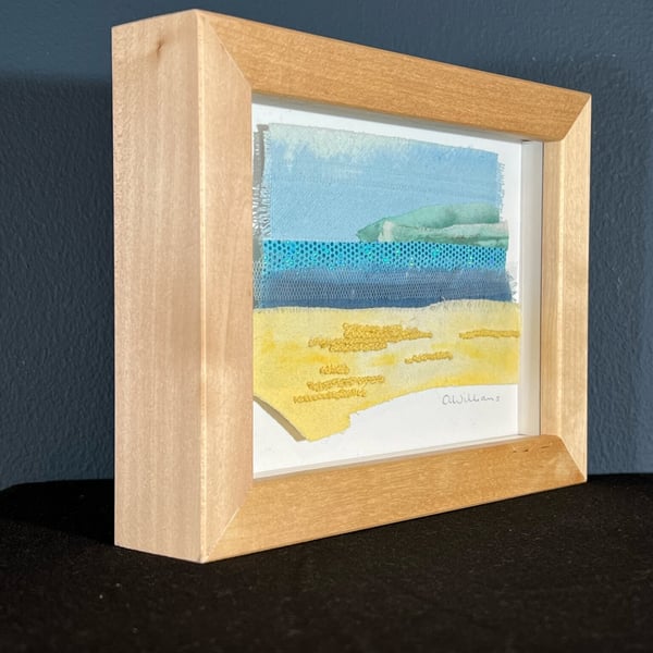Sand Between Your Toes embroidery painting