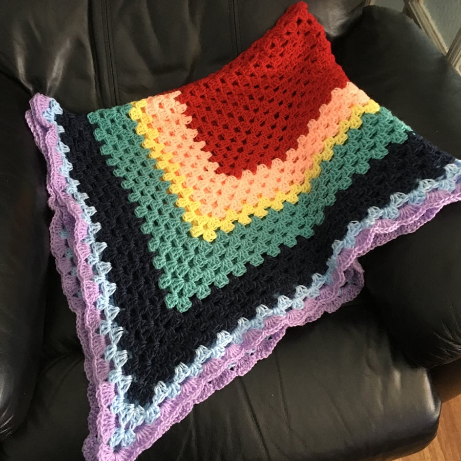 Bespoke Children Rainbow Blankets Made to Order 